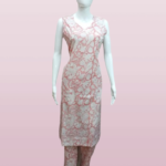 Elegant Peach Kurti Set