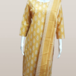 Radiant Yellow Cotton Kurta Set with Dupatta