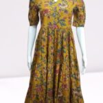 Mustard Floral Maxi Dress