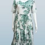 Green Blossom Maxi Dress
