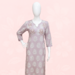 🪷 Elegant Ethnic Look | Cotton Kurti