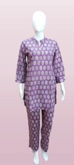 💜  Lavender Charm Kurta Set