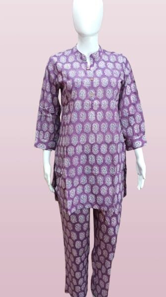 💜  Lavender Charm Kurta Set