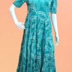  Tropical Teal Flared Dress 🍃🌊
