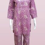 Mauve Floral Print Co-ord Set