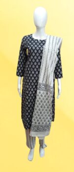 White & Red Floral Straight Kurti - Image 12