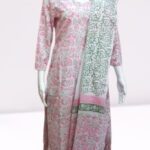 Soft Pink Floral Suit Set (3-Piece)