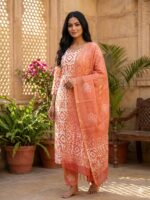 Grey Floral Printed Kurta - Image 20