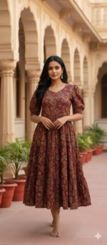 Floral Printed Kurti - Image 5