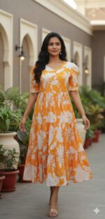 Floral Printed Kurti - Image 4