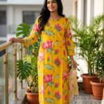Sunshine Yellow Floral Kurta